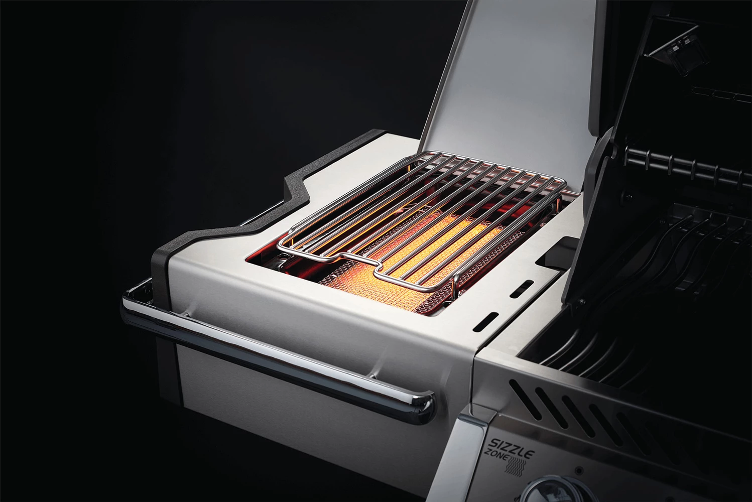 Napoleon Prestige Pro 500-3 Edelstahl Gasgrill, Erdgas Inkl. Drehspieß - Modell 2023 – Bild 8