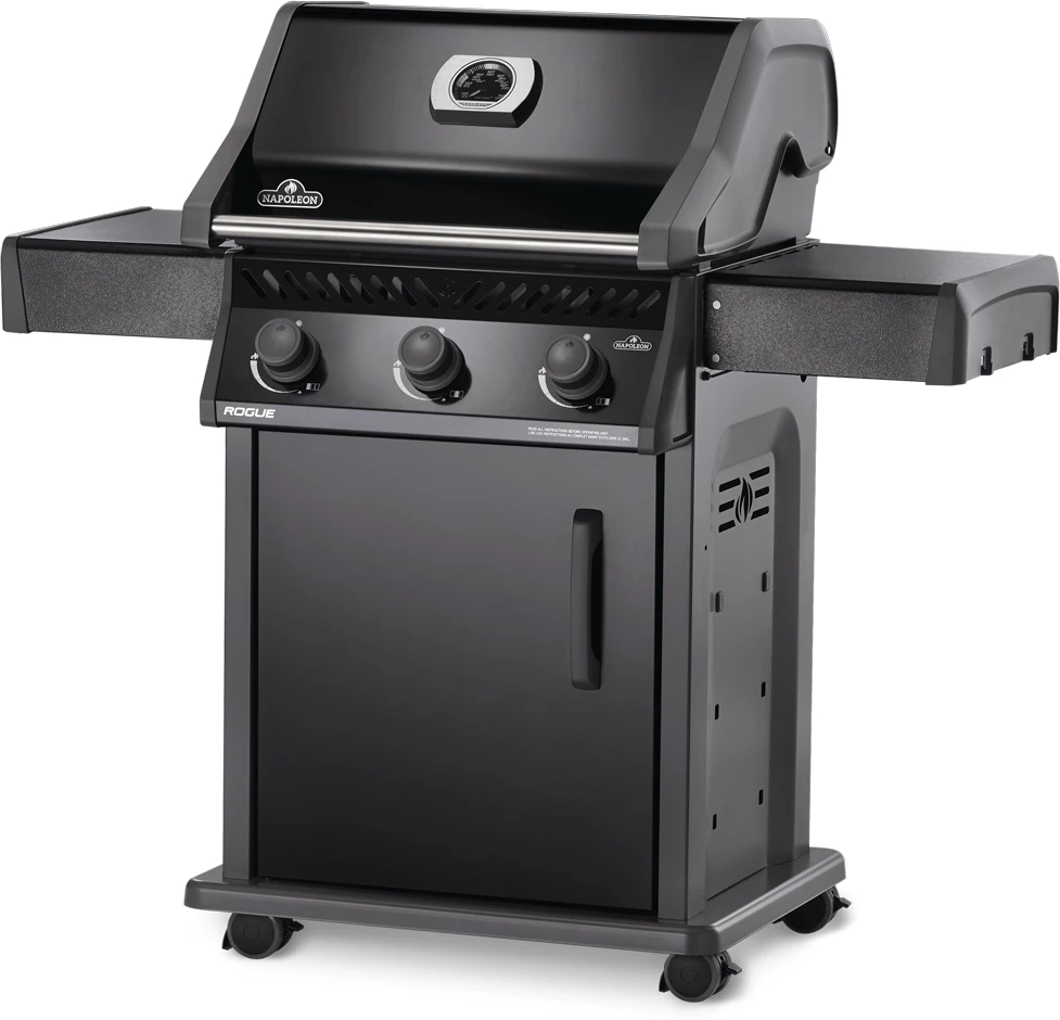 Napoleon Rogue 425 Gasgrill - All Black - Modell 2023 - Inkl. Abdeckhaube Und Grillplatte – Bild 4