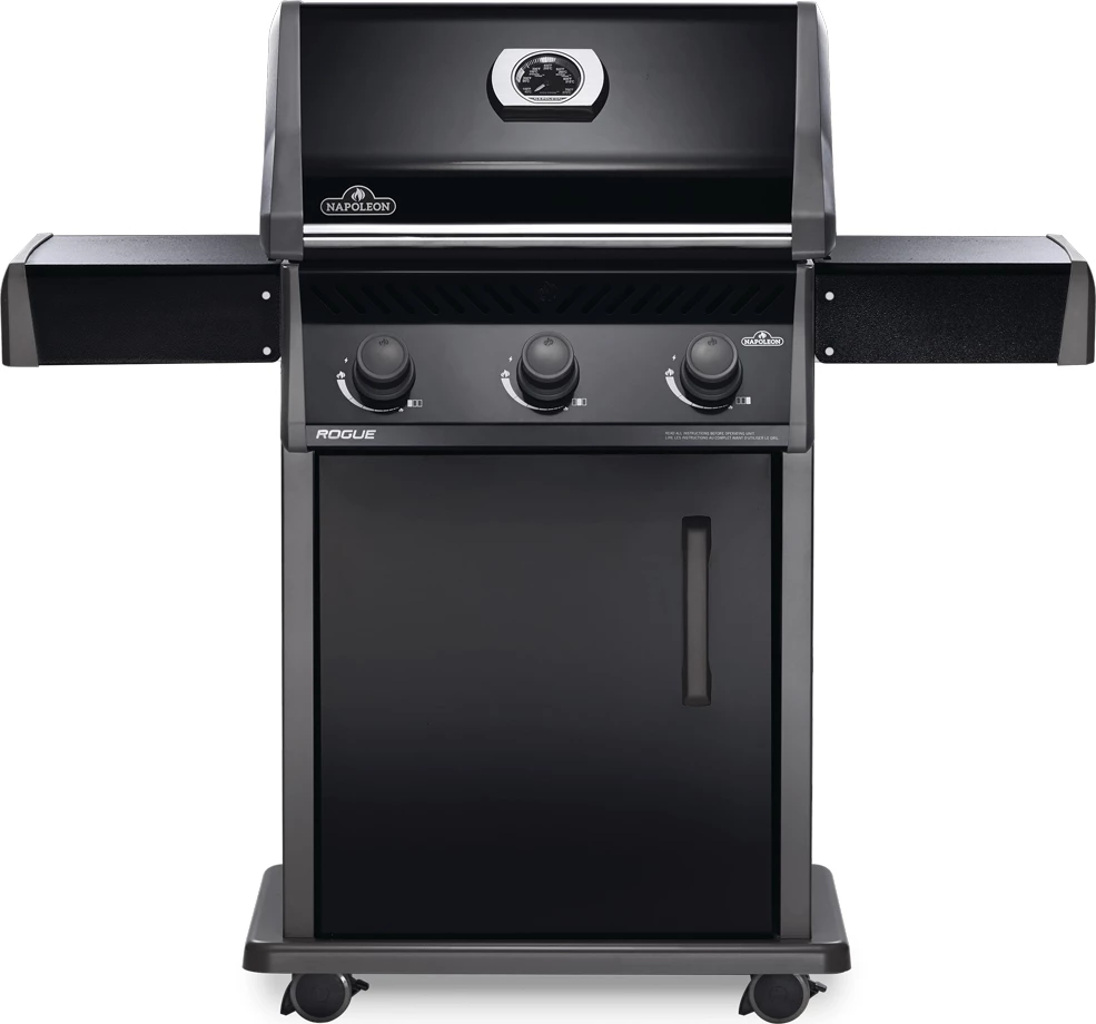Napoleon Rogue 425 Gasgrill - All Black - Modell 2023 - Inkl. Abdeckhaube