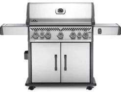 Napoleon Rogue SE 625 Edelstahl Gasgrill Mit Sizzle Zone Und Heckbrenner - SMART Deal Inkl. Grillfürst Grill Control - Modell 2023