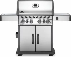Napoleon Rogue SE 525 Edelstahl Gasgrill Mit Sizzle Zone Und Heckbrenner - SMART Deal Inkl. Grillfürst Grill Control - Modell 2023
