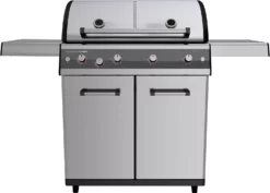 Outdoorchef Dualchef S 425 G Edelstahl Gasgrill Mit Seitenkocher + BLAZING ZONE Infrarotbrenner