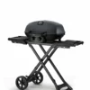 Napoleon Phantom TravelQ PRO285X Kompakt Gasgrill, Mattschwarz - Mit Klappbarem Wagen Inkl. Warmhalterost - Modell 2023