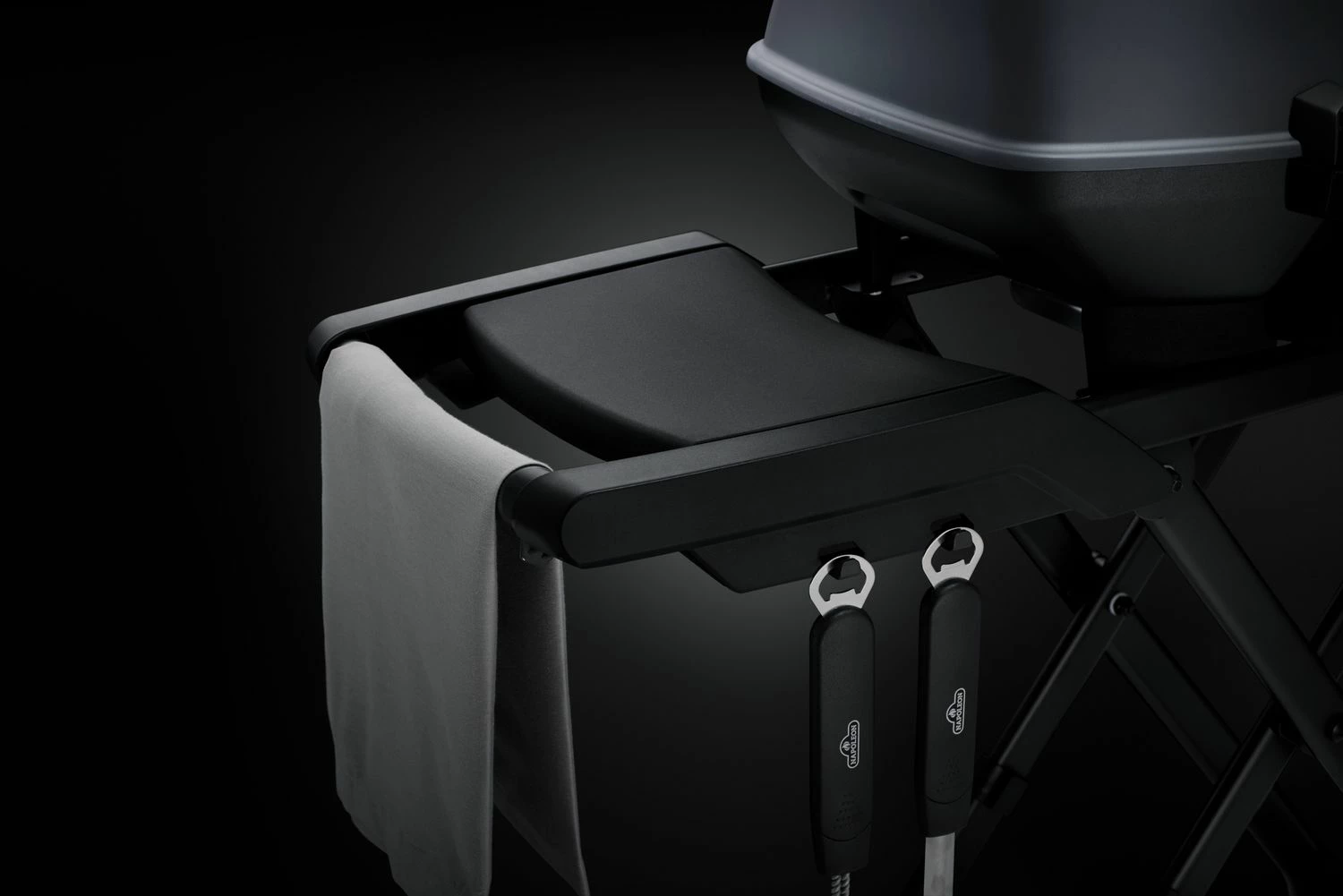 Napoleon Phantom TravelQ PRO285X Kompakt Gasgrill, Mattschwarz - Mit Klappbarem Wagen Inkl. Warmhalterost - Modell 2023 – Bild 5