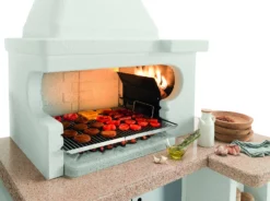 Palazzetti Grillkamin Tropea 4 Inkl. Montagematerial (ohne Türen, Optional Erhältlich)