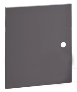 Palazzetti Gartenküche: Metalltür, 60 Cm X 50 Cm, Farbe Anthrazit