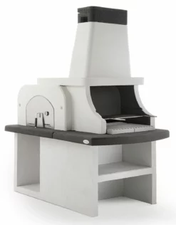 Palazzetti Grillkamin Bastia Mit Pizzaofen Inkl. Montagematerial