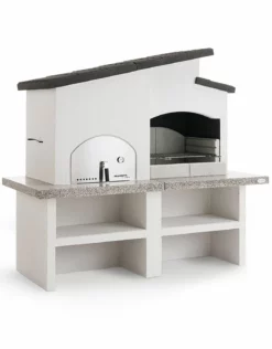 Palazzetti Grillkamin New Zealand 2 Mit Pizzaofen Inkl. Montagematerial