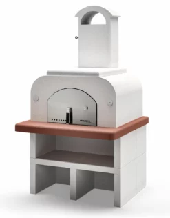 Palazzetti Pizzaofen Easy Medium Mit Beton Untergestell Inkl. Montagematerial