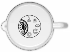 Petromax Emaille Milchtopf / 1000 Ml / Weiß