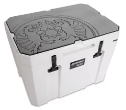 Petromax Haft-Auflage Für Kühlbox Kx50 Grau Mit Drachenemblem