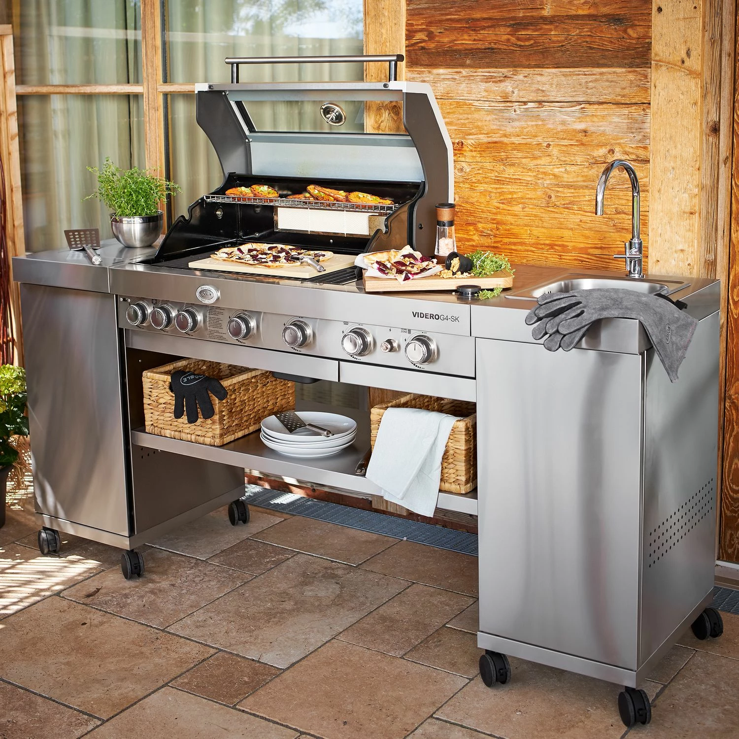 Rösle Gasgrill Videro G4-SK VARIO+ Edelstahl - Modell 2022 – Bild 2
