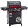 Rösle Videro G3-S VARIO+ Schwarz Gasgrill - FC Bayern Edition - Inkl. FC Bayern Abdeckhaube, Barbecue Grillzange Und Burgerpresse