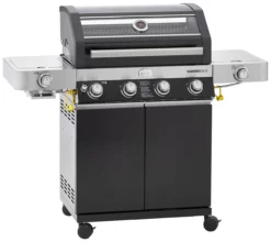 Rösle Gasgrill Videro G4-S VARIO+ Schwarz - Modell 2023 Inkl. Abdeckhaube