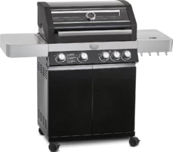 Rösle Gasgrill Videro G4 Schwarz - Modell 2023 Inkl. Abdeckhaube