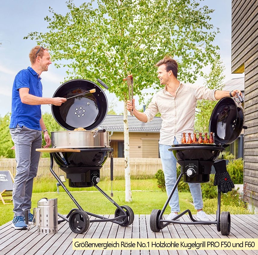 Rösle Holzkohlegrill Kugelgrill No.1 F50 Air Pro Vario+ – Bild 7
