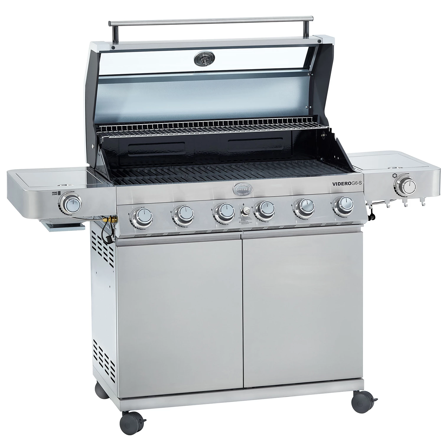 Rösle Edelstahl Gasgrill Videro G6-S VARIO+ - Limited Edition Modell 2023 - X-DEAL Inkl. Abdeckhaube, Grillplatte Und Drehspieß – Bild 7