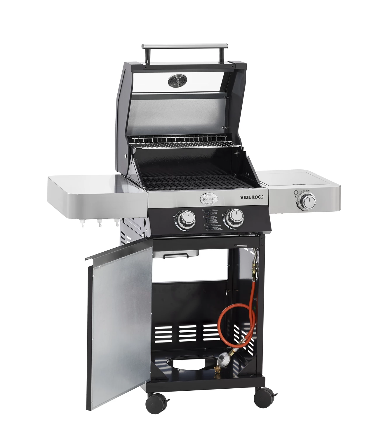 Rösle Gasgrill Videro G2 Schwarz - Modell 2022 Inkl. Abdeckhaube – Bild 4