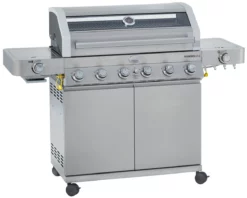 Rösle Edelstahl Gasgrill Videro G6-S VARIO+ - Limited Edition Modell 2023 - X-DEAL Inkl. Abdeckhaube, Grillplatte Und Drehspieß