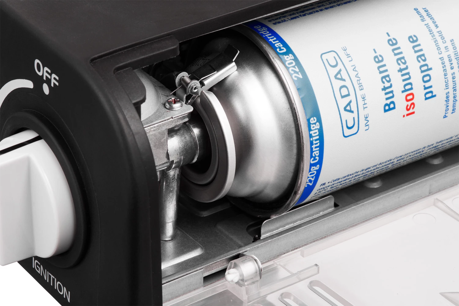 CADAC Camping Gasgrill Safari Chef 30 Compact Lite - Kartuschenbetrieb – Bild 3