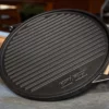 Grillfürst Universal Grillplatte Rund / Wendeplatte Aus Gusseisen Ø 35 Cm