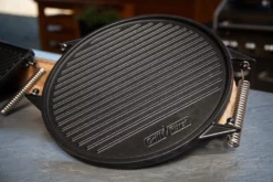 Grillfürst Universal Grillplatte Rund / Wendeplatte Aus Gusseisen Ø 35 Cm