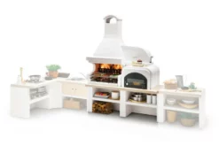 Palazzetti Gartenküche Malibu 2: Modul Grill Mit Backofen Rechts Inkl. Montagematerial
