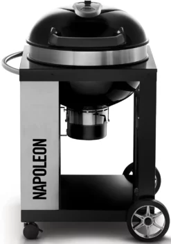Napoleon Holzkohlegrill Kugelgrill Ø 57cm Im Rollwagen Mit Gussrost Und Deckelscharnier PRO22K-Cart-2
