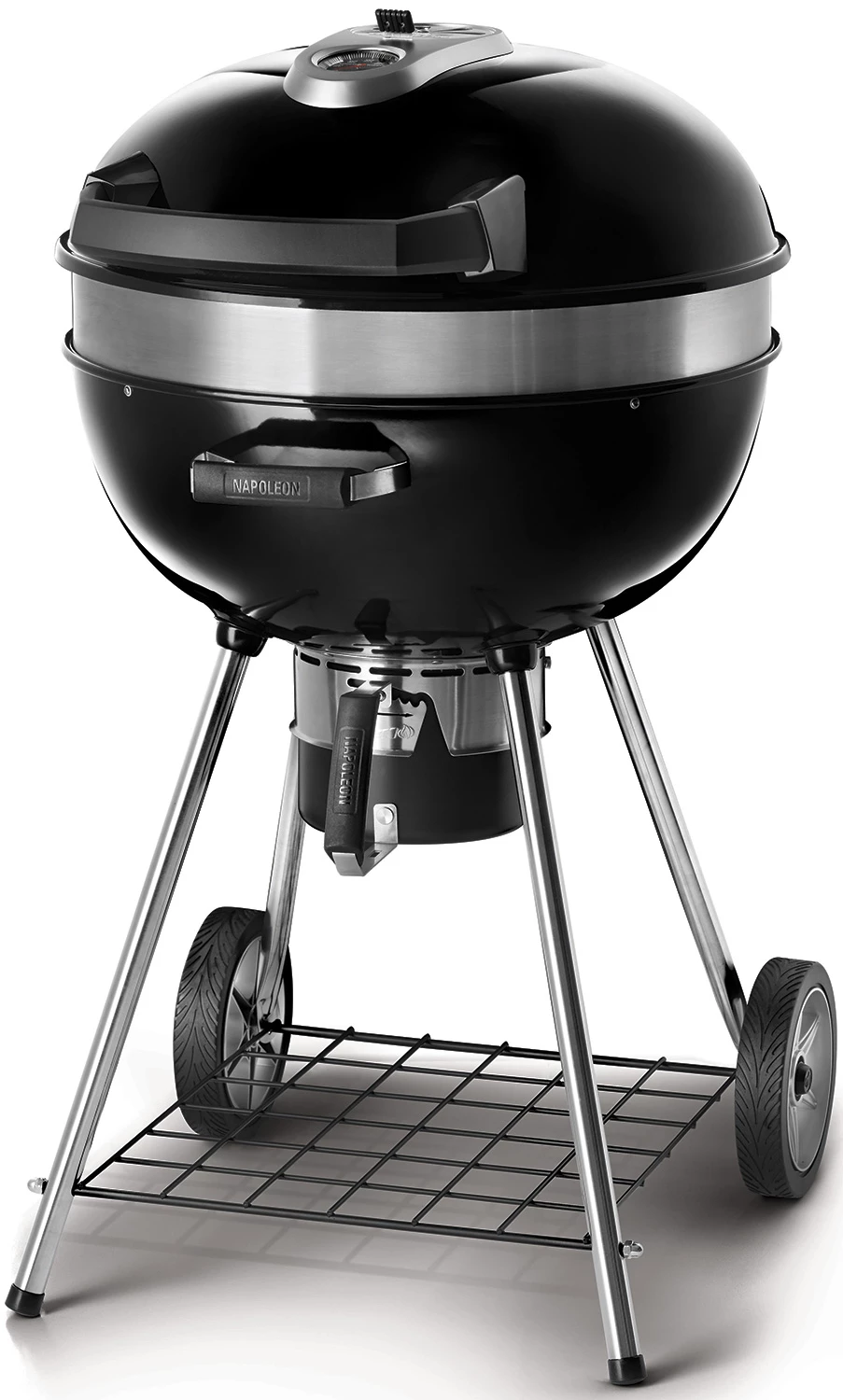 Napoleon Prestige Pro 825-3 Edelstahl Gasgrill Inkl. Drehspieß Und Bodenbeleuchtung + Gratis Napoleon Holzkohlegrill Kugelgrill Ø 57cm