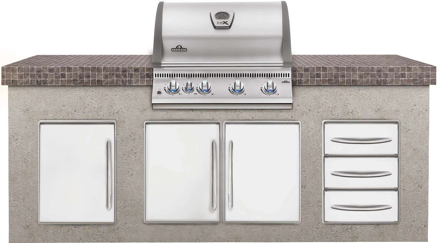 Napoleon LEX 485 Edelstahl Einbaugrill Gas - Modell 2023