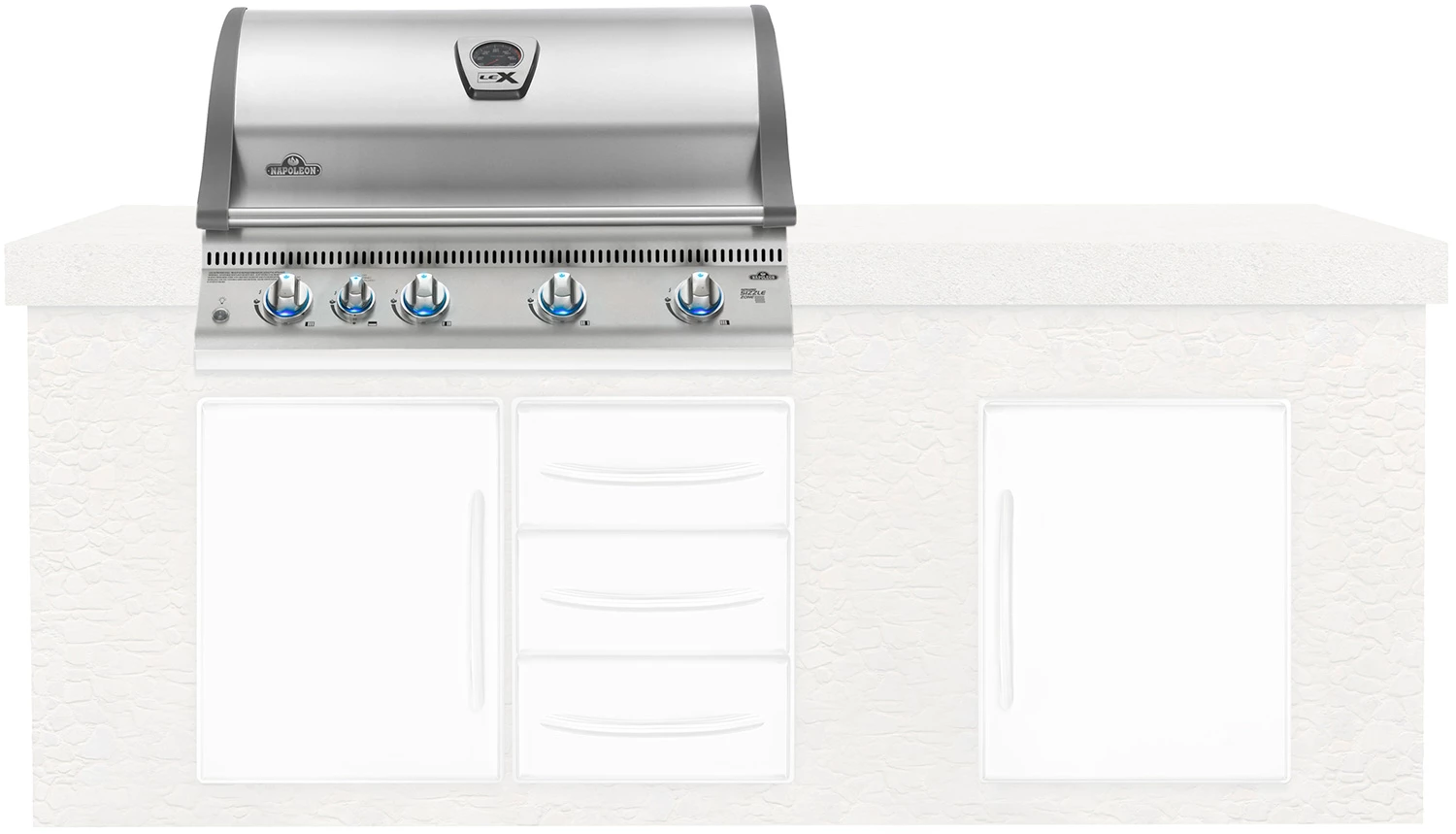 Napoleon LEX 605 Edelstahl Einbaugrill Gas - Modell 2023 – Bild 2