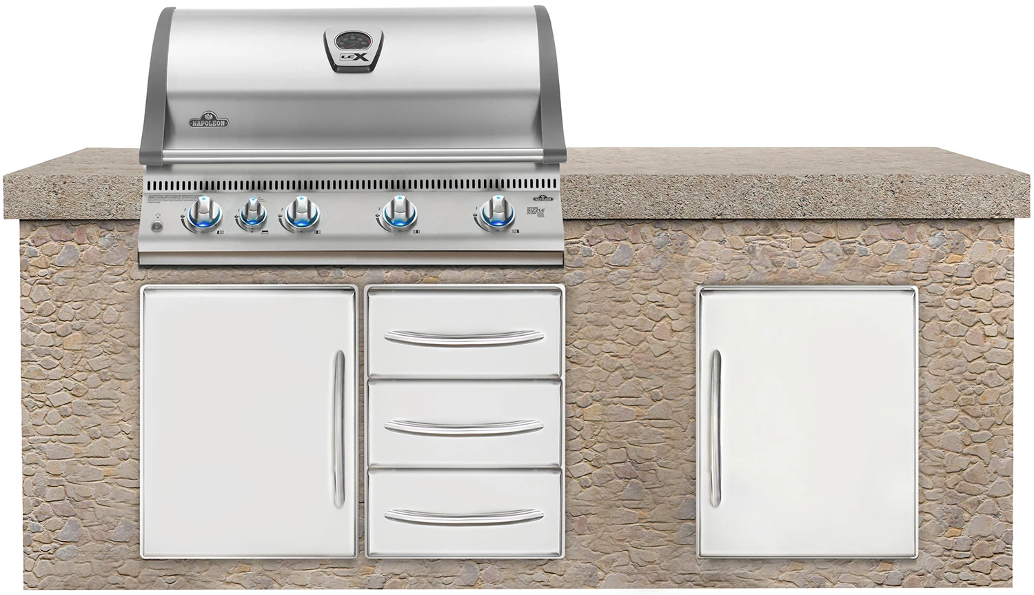 Napoleon LEX 605 Edelstahl Einbaugrill Gas - Modell 2023 – Bild 3