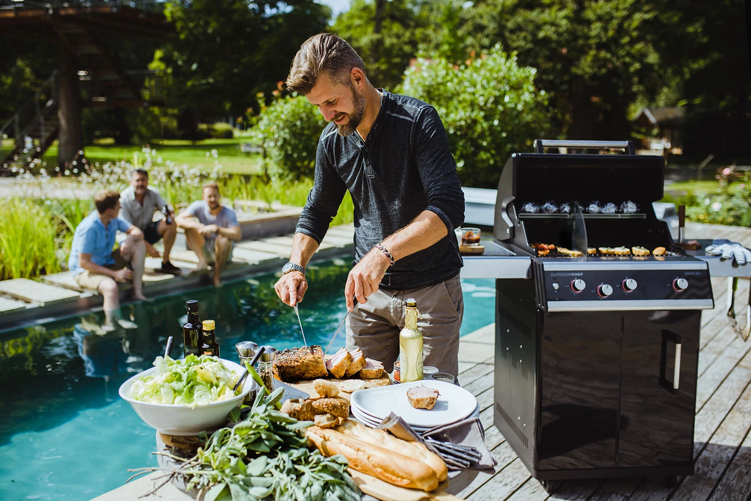 Outdoorchef Dualchef 325 G Gasgrill Mit Seitenkocher + BLAZING ZONE Infrarotbrenner – Bild 11