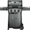 Napoleon Freestyle 365 Gasgrill, Graphit - Mit Sizzle Zone - Modell 2023 - X-DEAL Inkl. Abdeckhaube Und Gussplatte